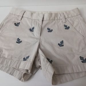 J. crew  Khaki Shorts Size 00